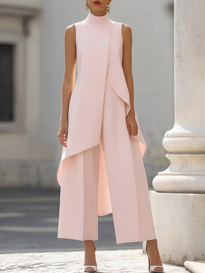 Germine | Elegant Draped Jumpsuit
