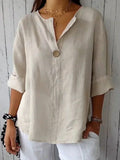 Nora - Casual V-Neck Blouse