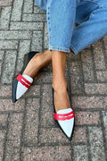 Deanne | Two-Tone Pointed Flats