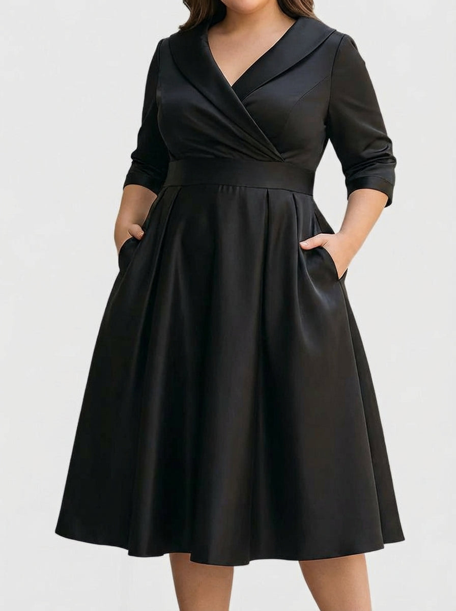 Nerissa - Elegant Midi Dress