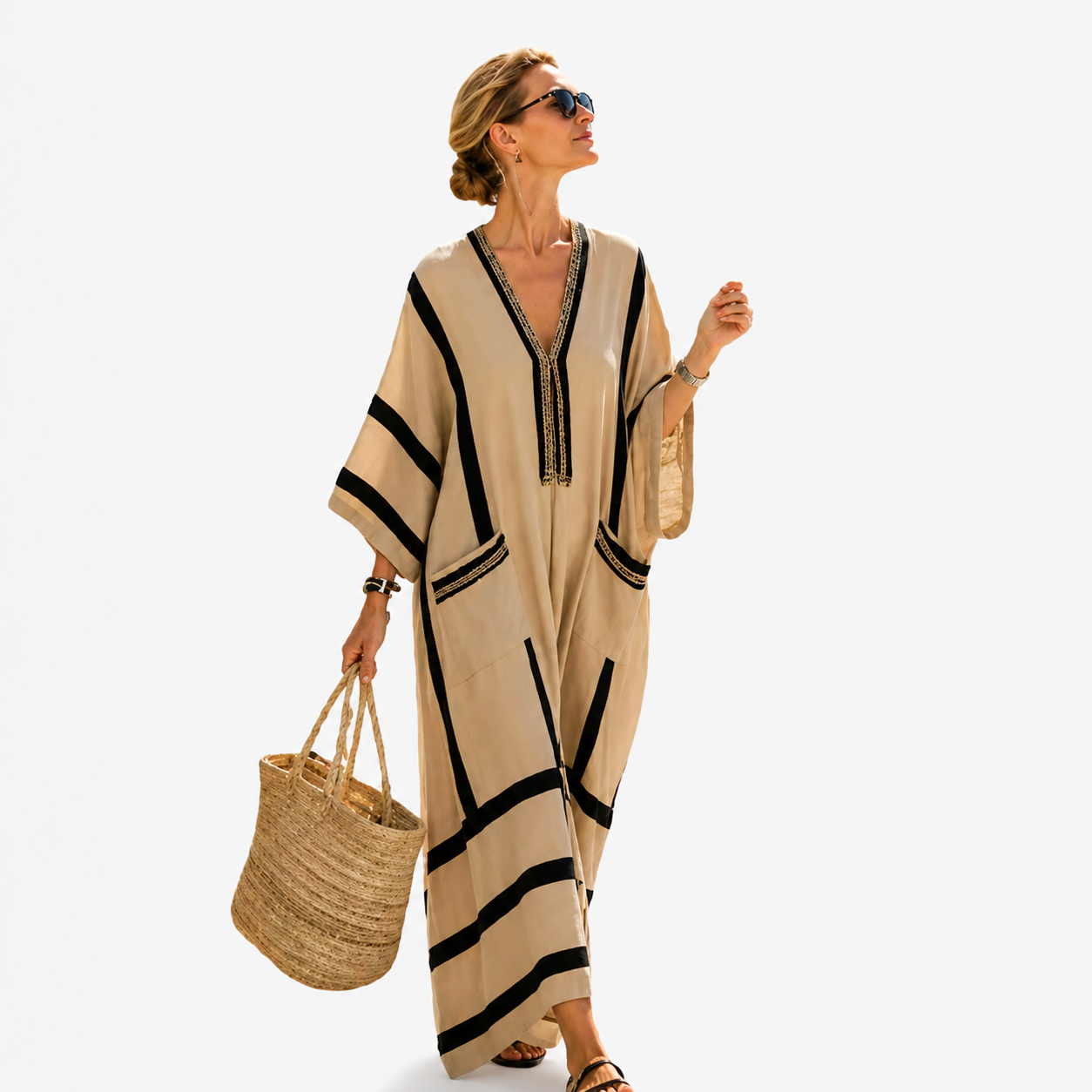 Elsie | Long Caftan Dress