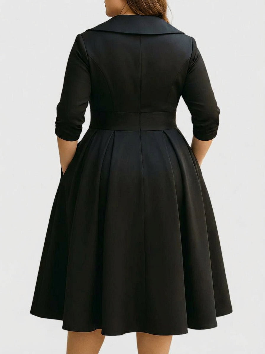 Nerissa - Elegant Midi Dress