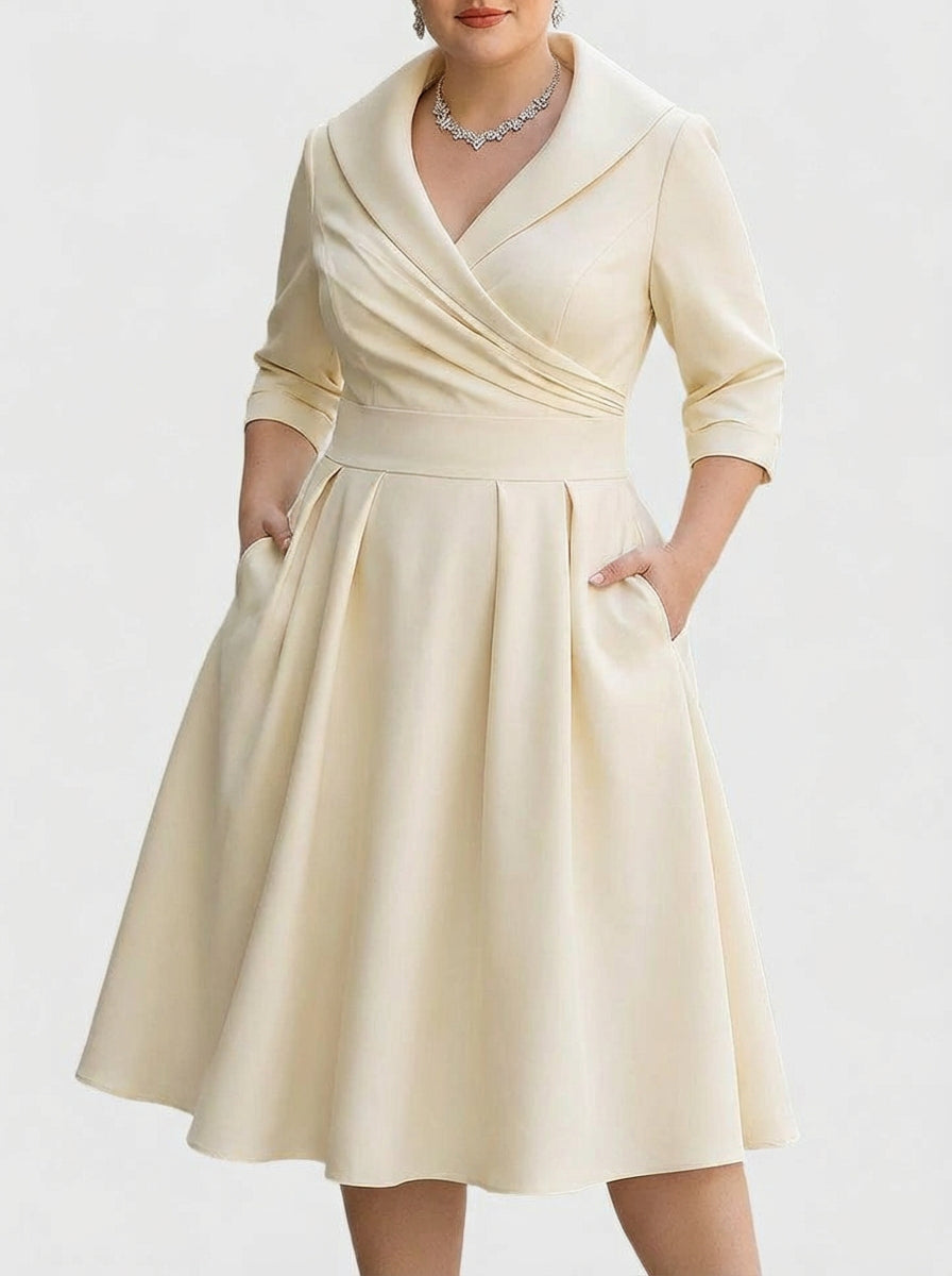 Nerissa - Elegant Midi Dress