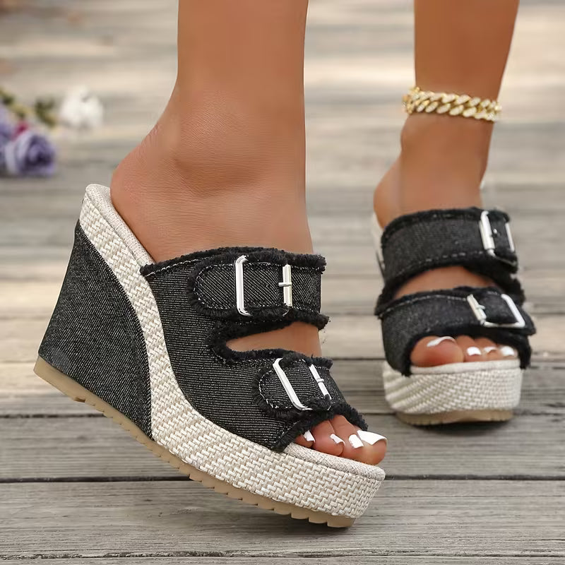 Fray |  Edge Wedge Sandals