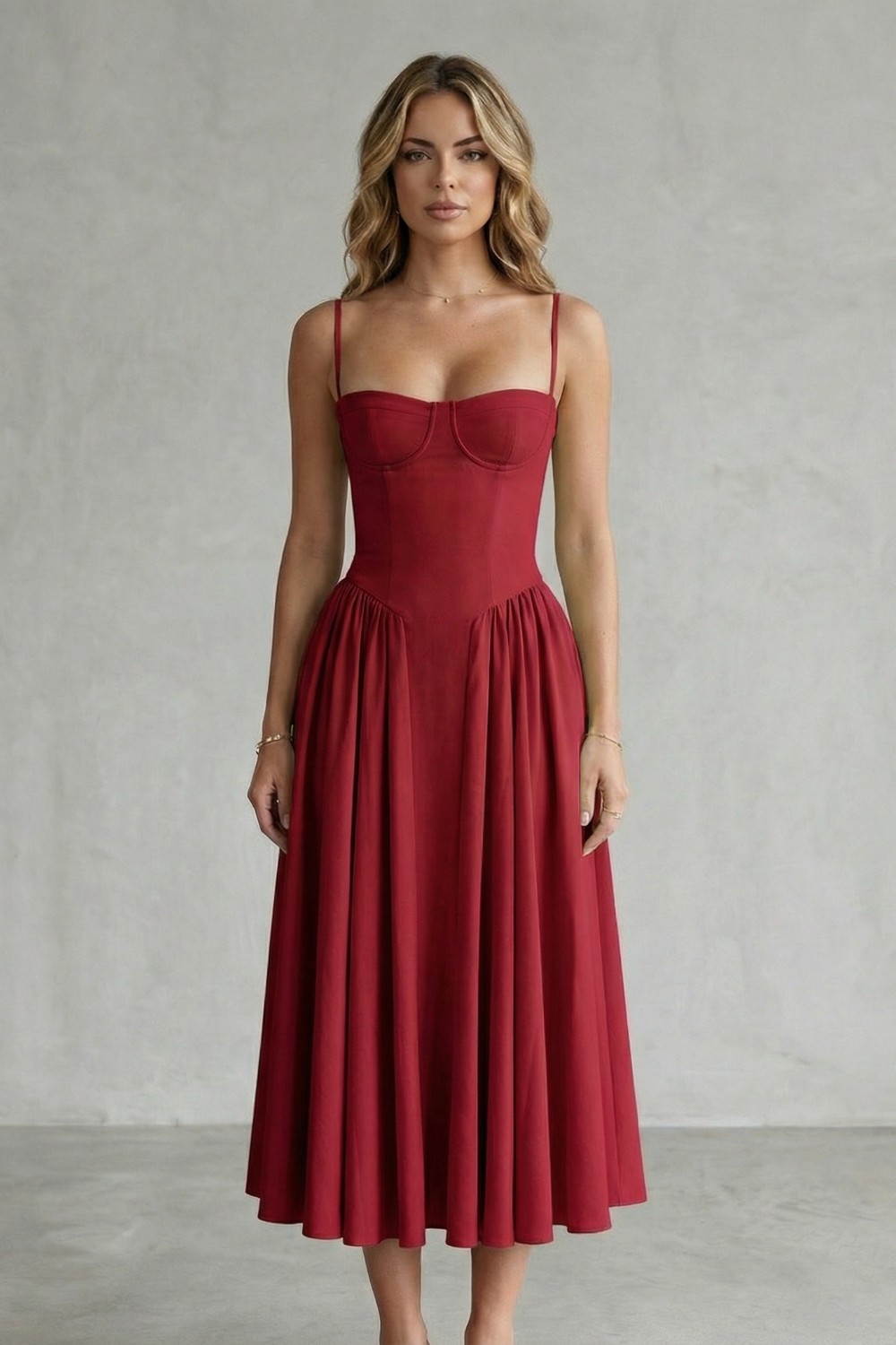 Selma – Timeless structure – Women’s Sleeveless Structured Dress