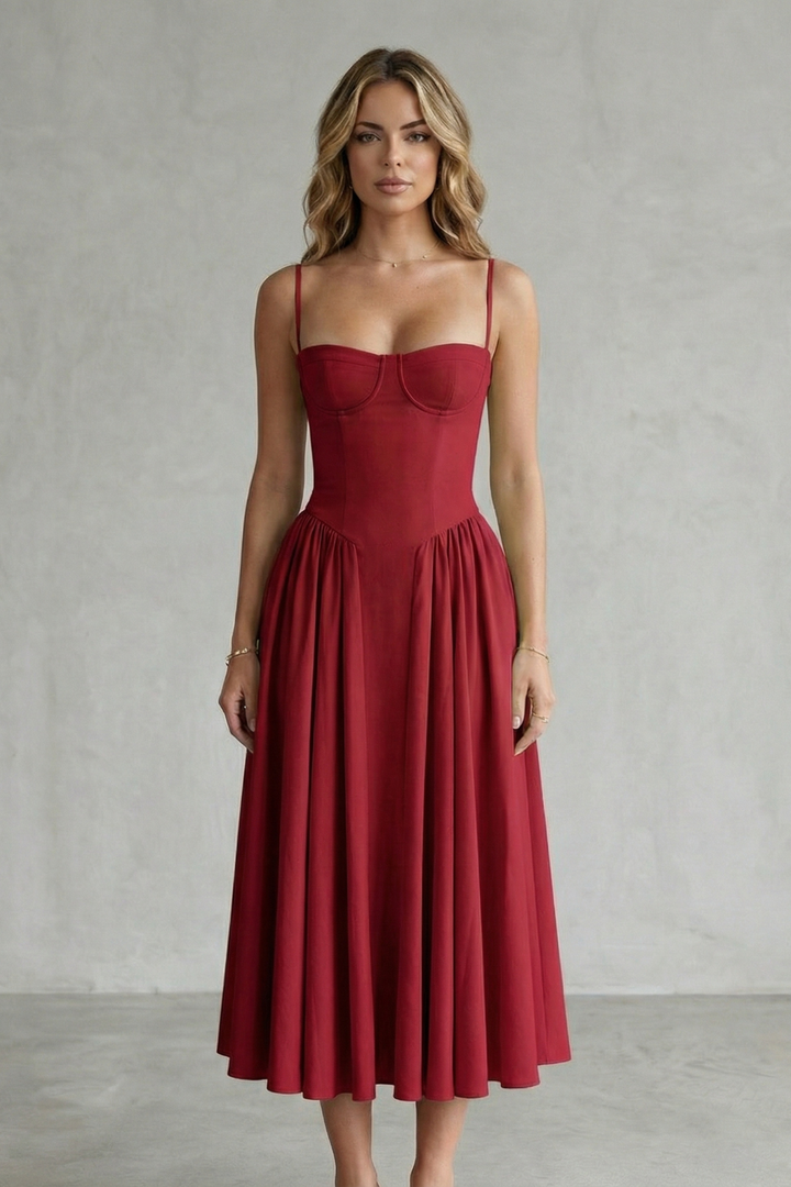 Selma – Timeless structure – Women’s Sleeveless Structured Dress
