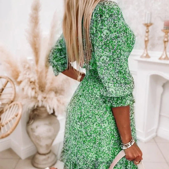 Joan | Elegant Floral Dress