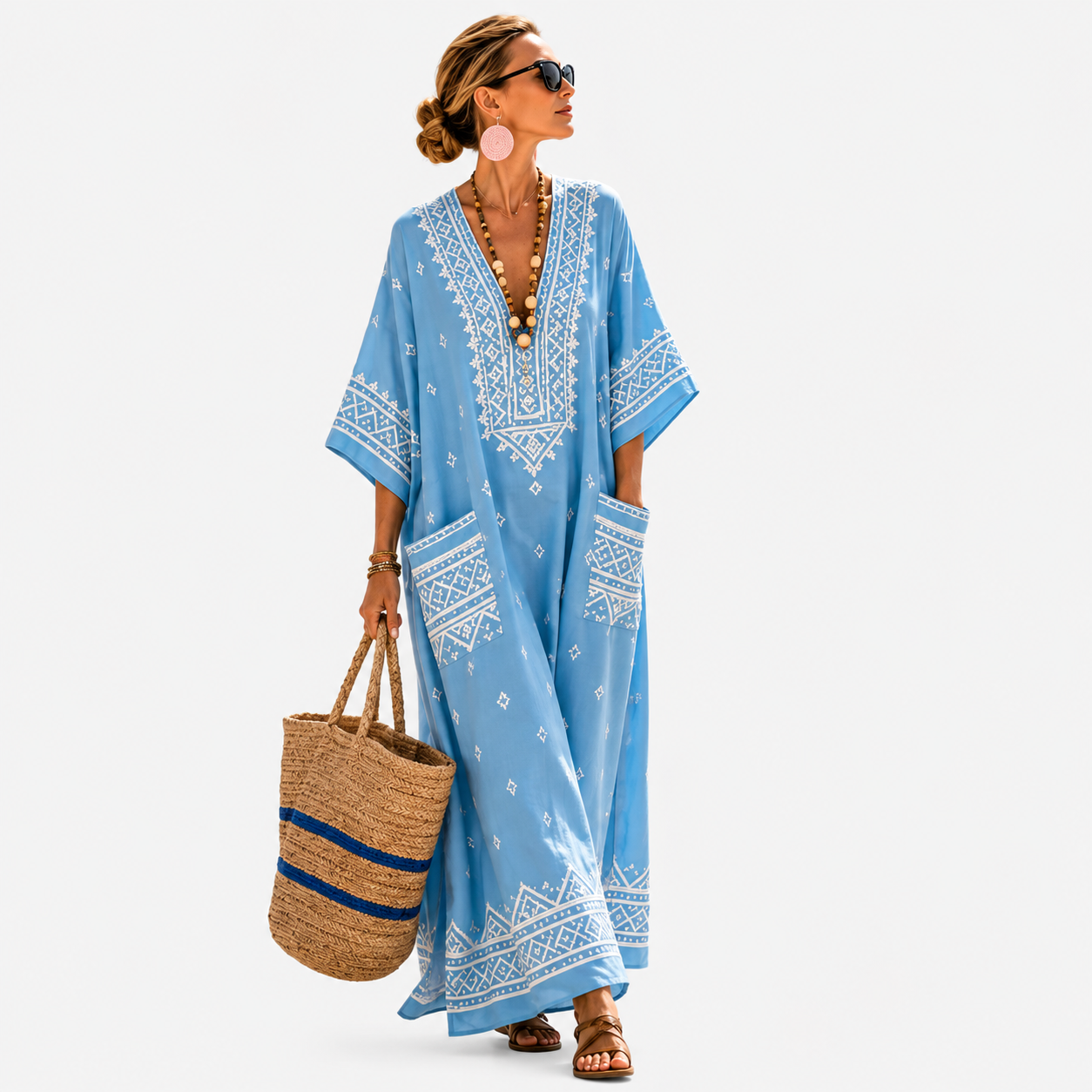 Phyllis | Long Caftan Dress