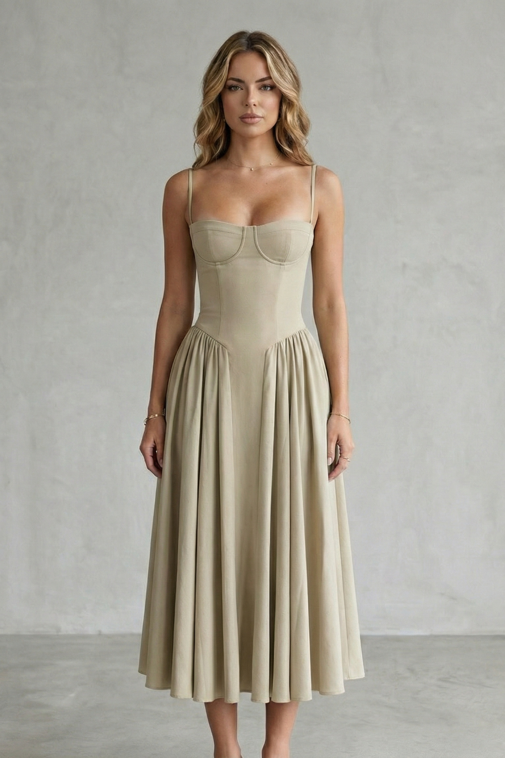 Selma – Timeless structure – Women’s Sleeveless Structured Dress