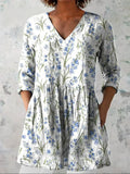 Isabella | Lovely Floral V-Neck Shirt
