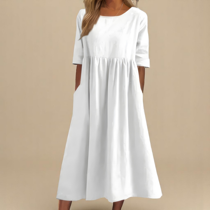 Emily | Classic Mid Sleeve Dress
