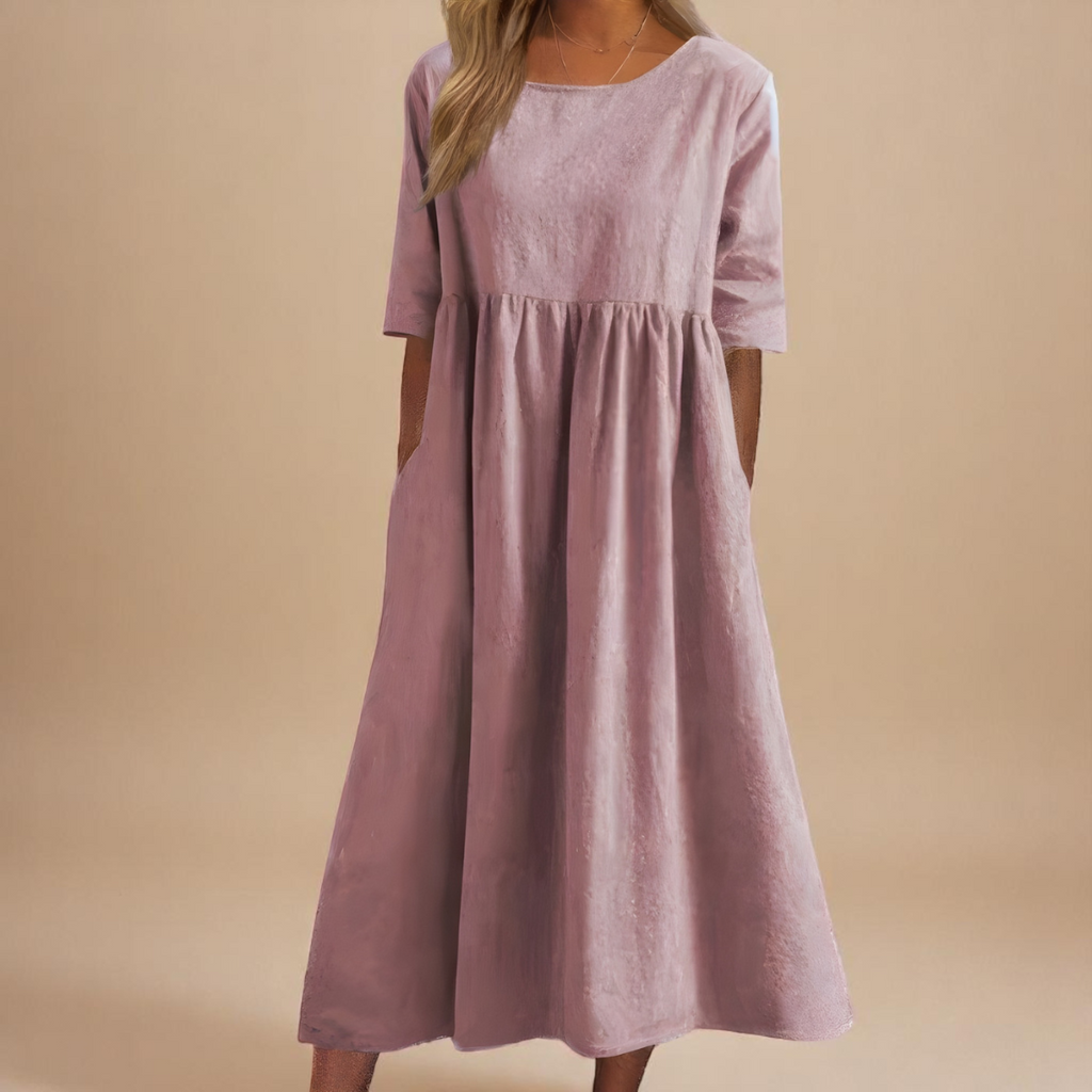 Emily | Classic Mid Sleeve Dress