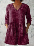 Aria | Morning Glory V-Neck Shirt