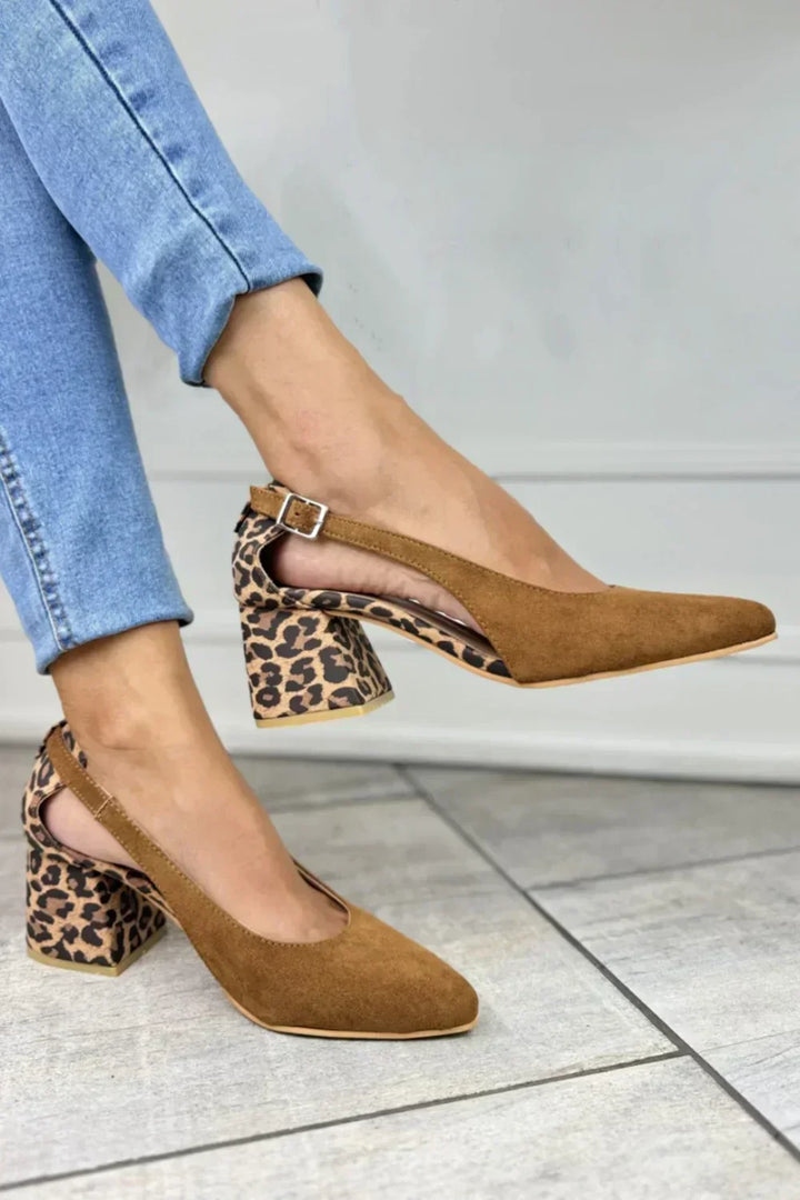 Julie | Leopard Print Heel