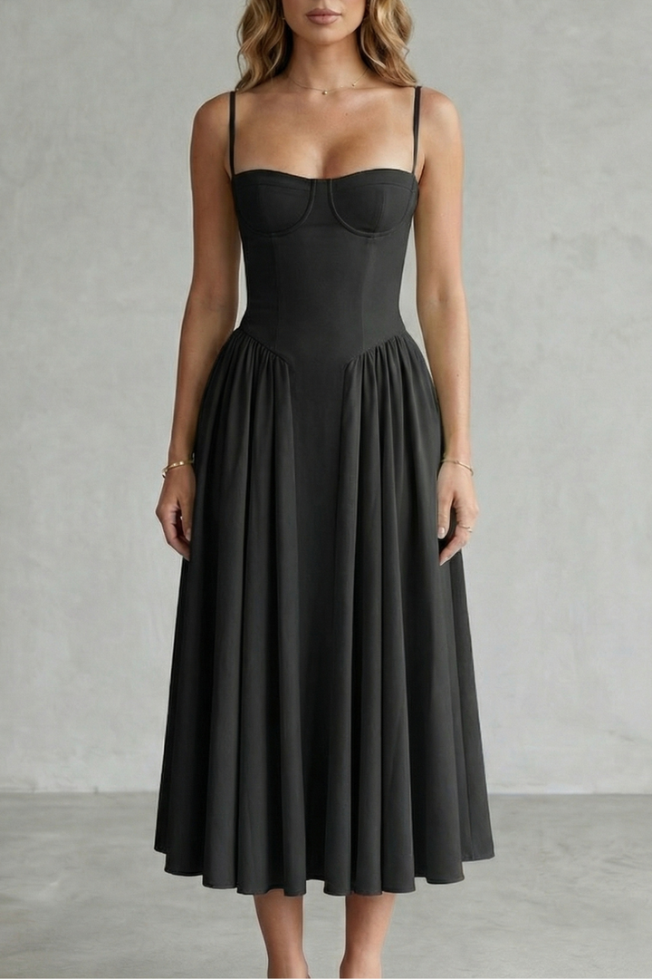 Selma – Timeless structure – Women’s Sleeveless Structured Dress