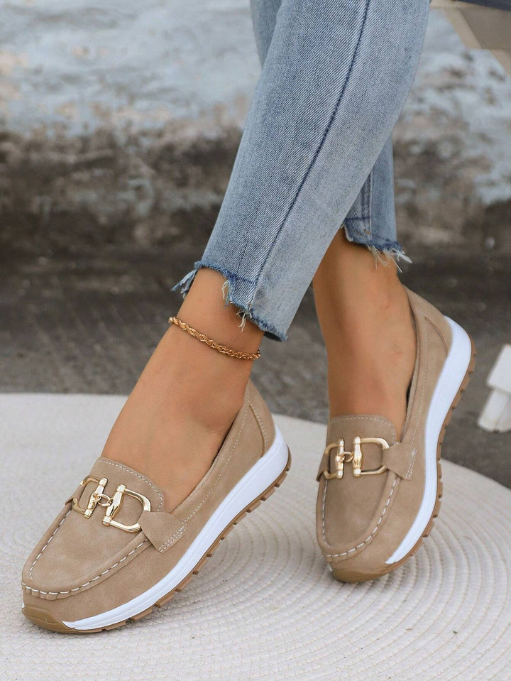 Amie - Flat Buckle Loafers