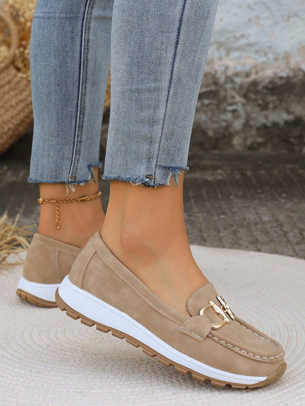 Amie - Flat Buckle Loafers