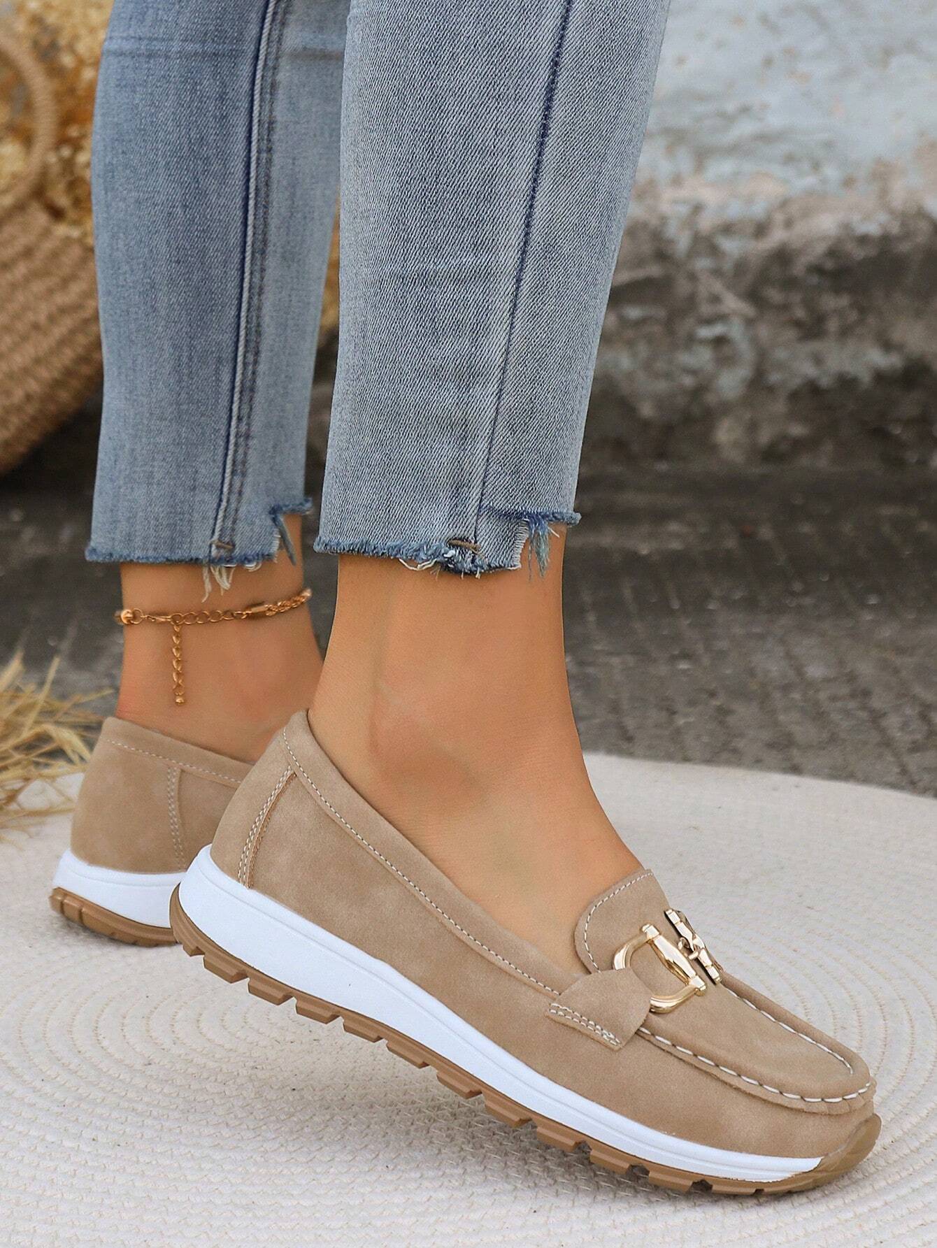 Amie - Flat Buckle Loafers