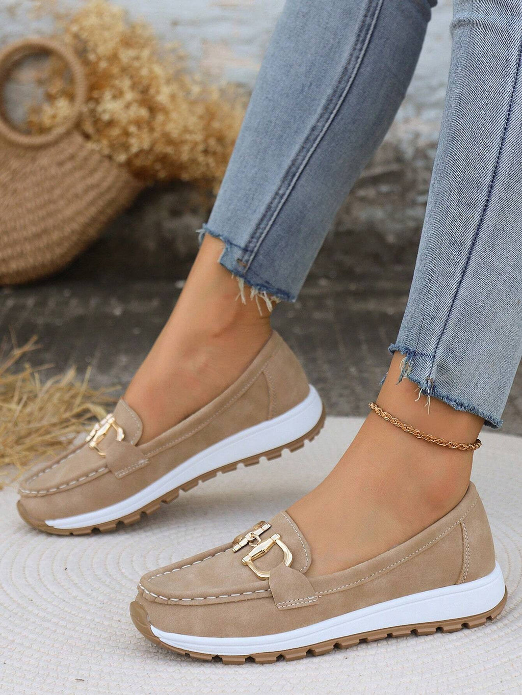 Amie - Flat Buckle Loafers