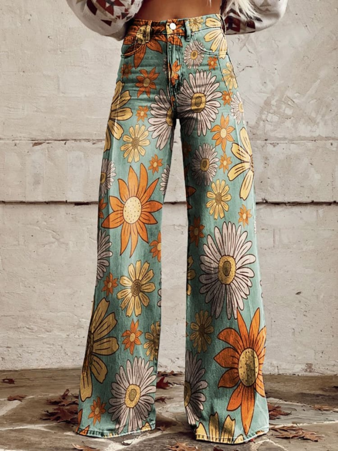 Sisi - Palazzo Pants Floral