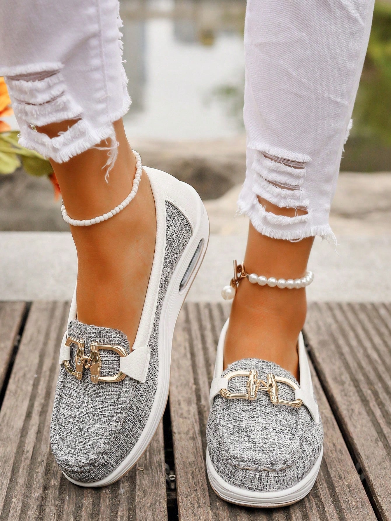 Amie - Flat Buckle Loafers