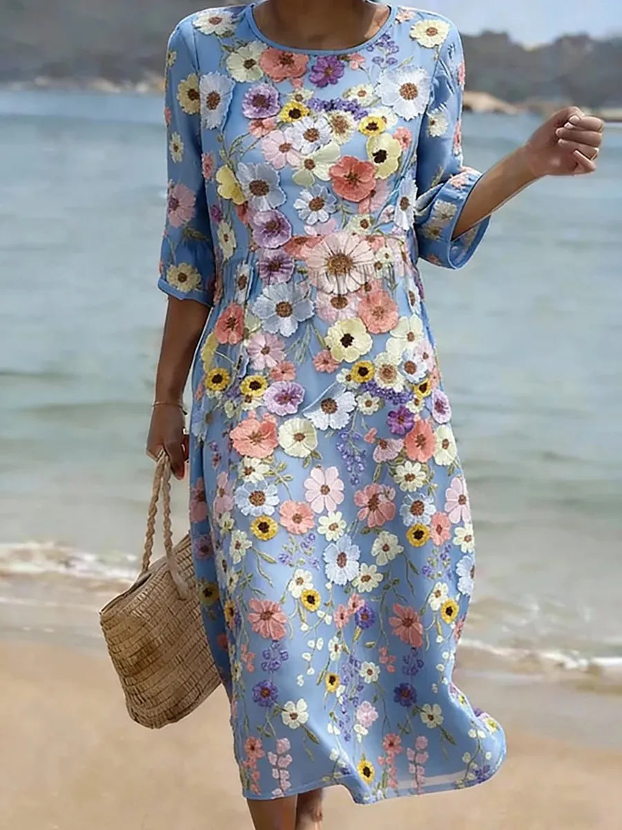 Lisa | Elegant Floral Dress