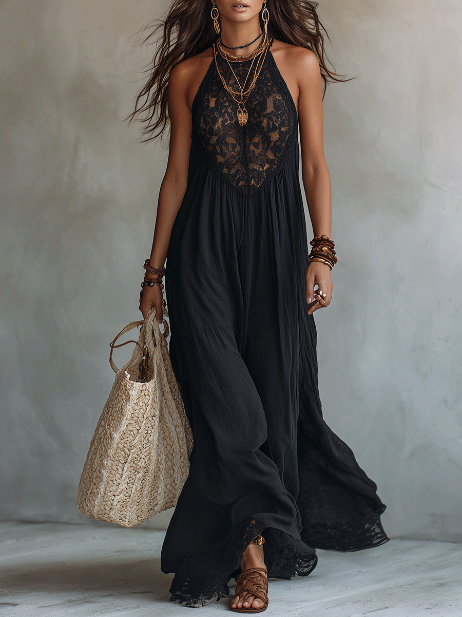 Eleanor — Draped Maxi Dress