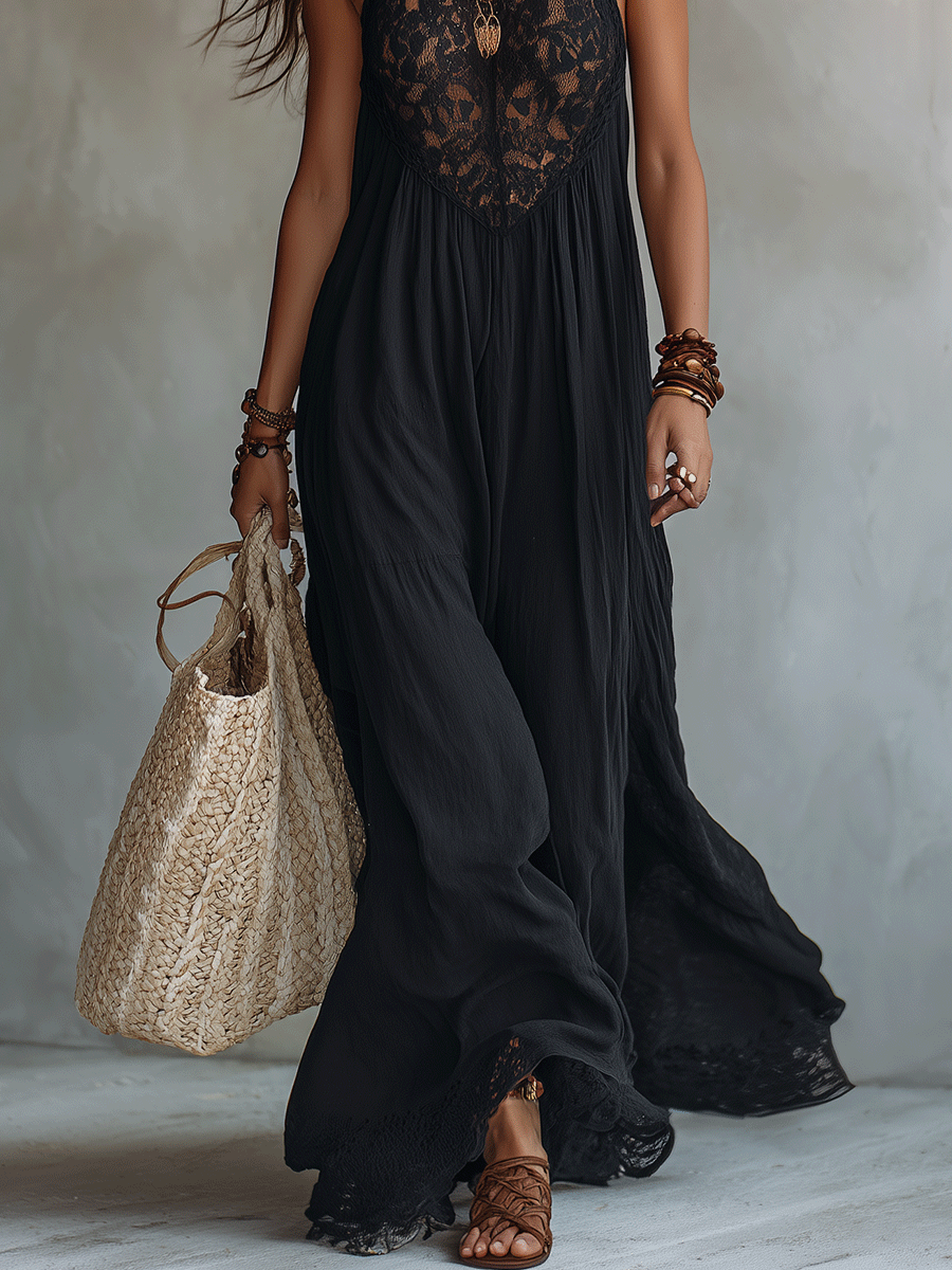 Eleanor — Draped Maxi Dress