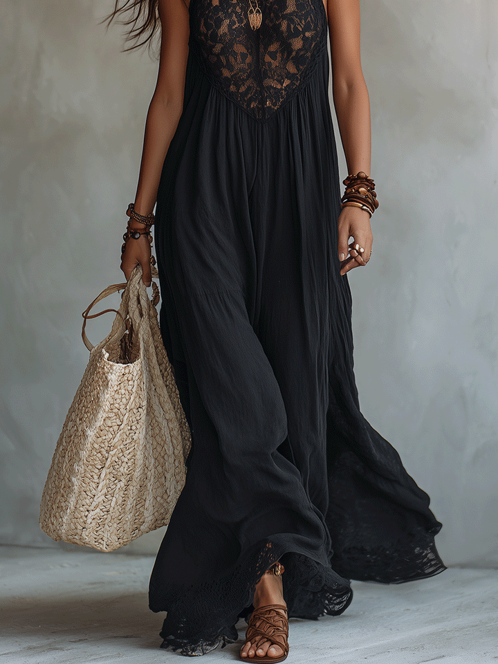 Eleanor — Draped Maxi Dress
