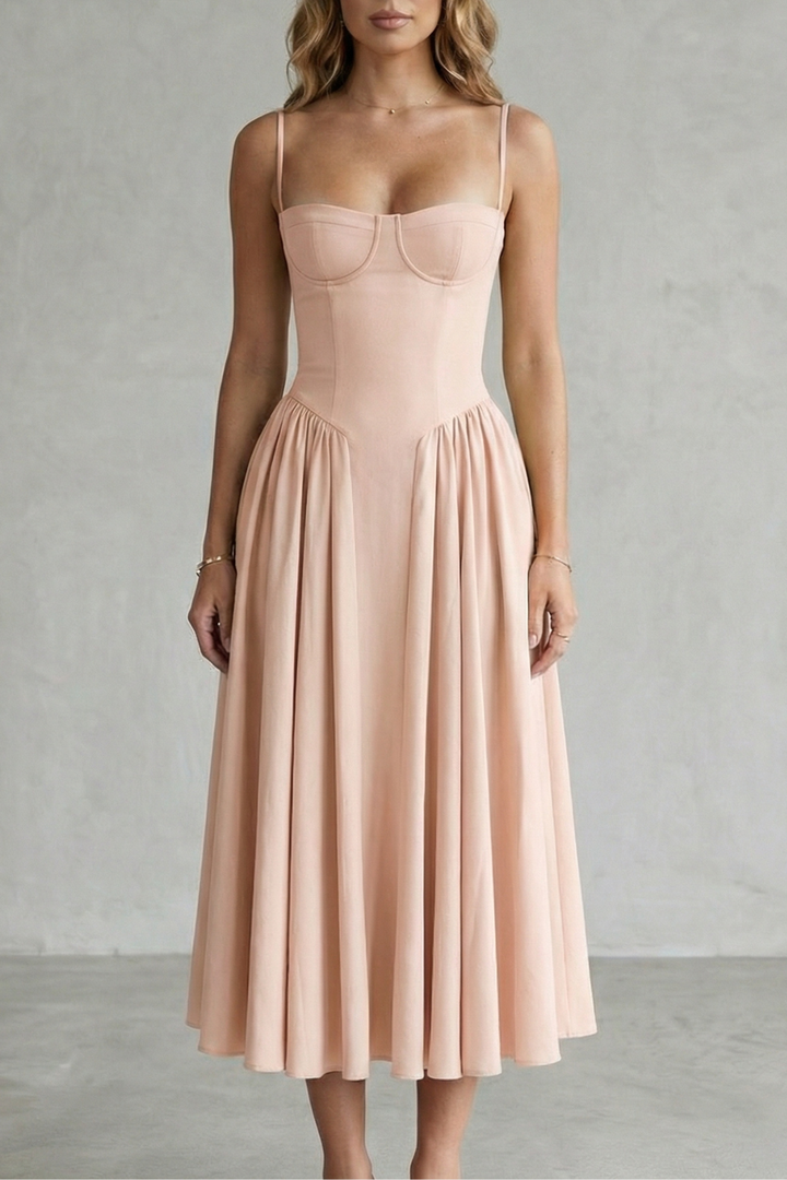 Selma – Timeless structure – Women’s Sleeveless Structured Dress