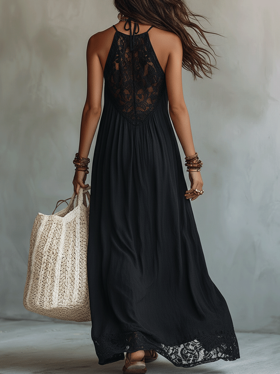 Eleanor — Draped Maxi Dress