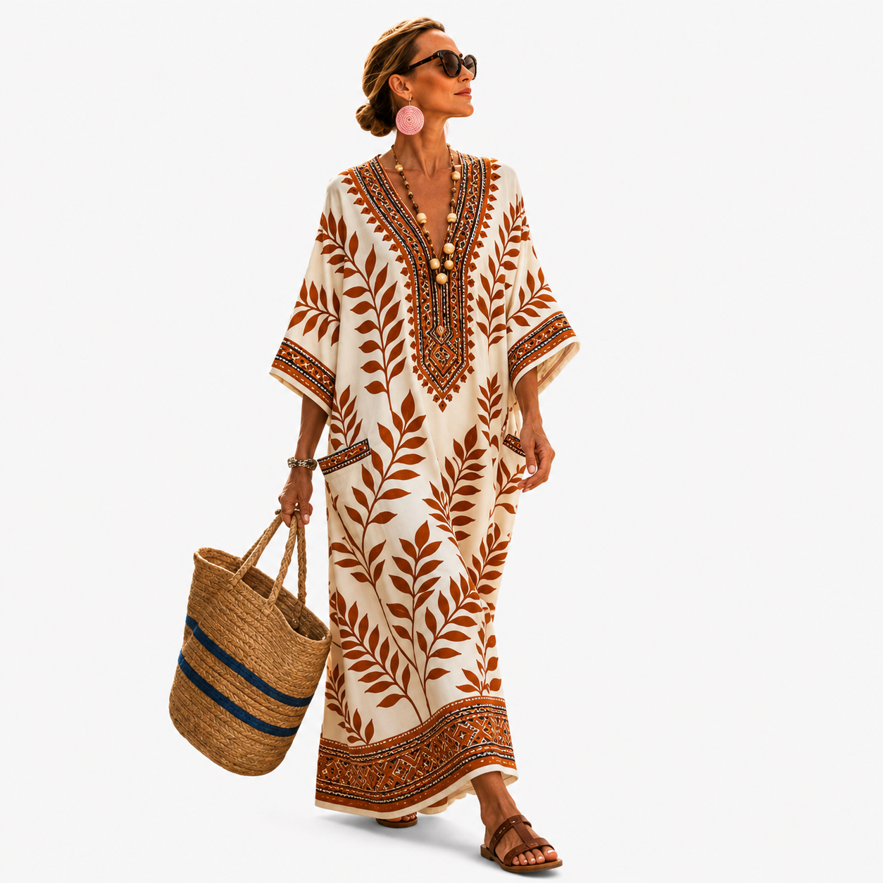 Freda | Long Caftan Dress