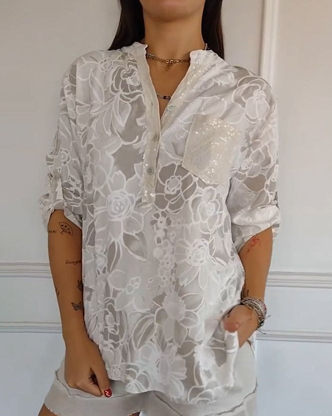 Sarah™ | Elegant Blouse with Pocket