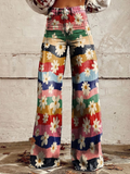 Léa - Elegant Floral Pants
