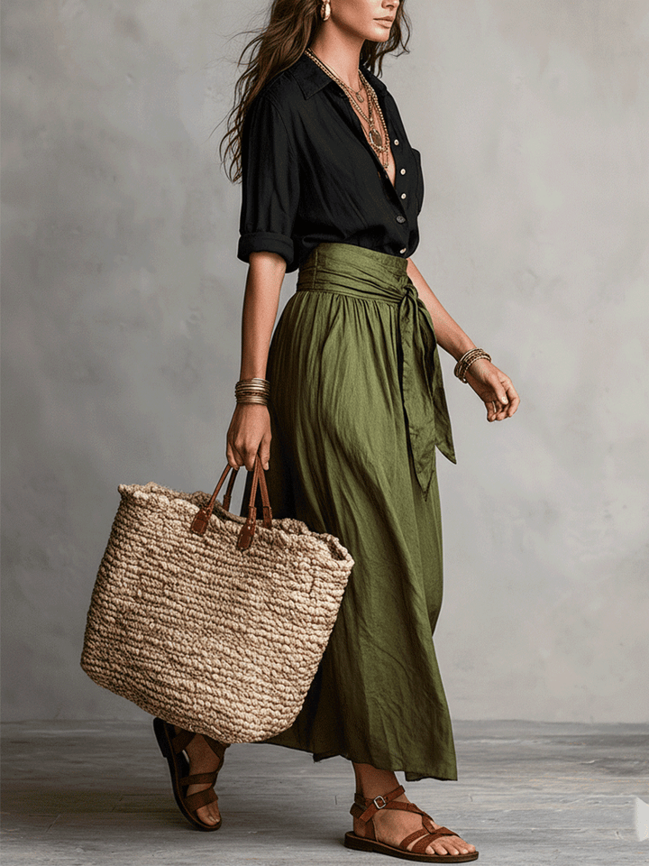 Effortless Elegance Boho Skirt Set