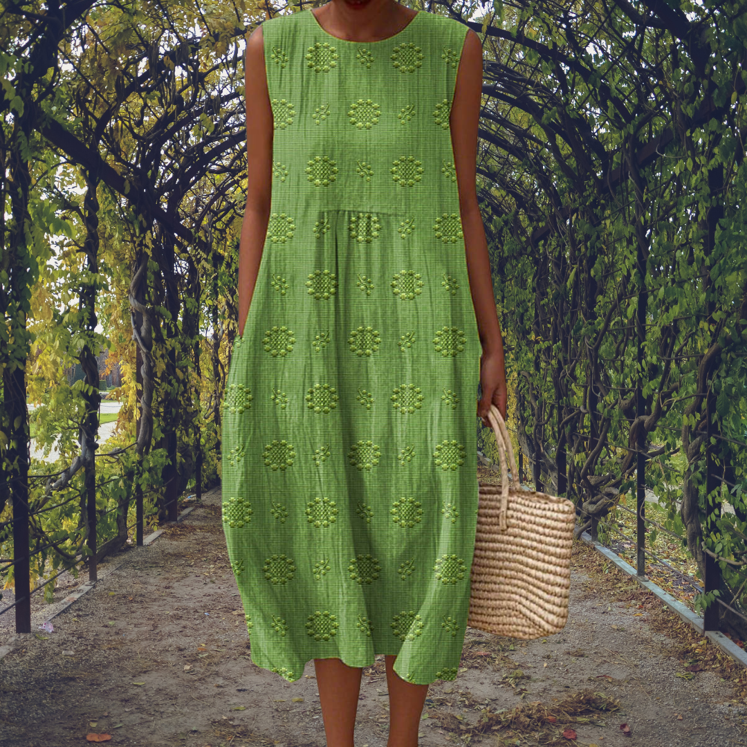 Christine | Elegant Sleeveless Dress with Pockets