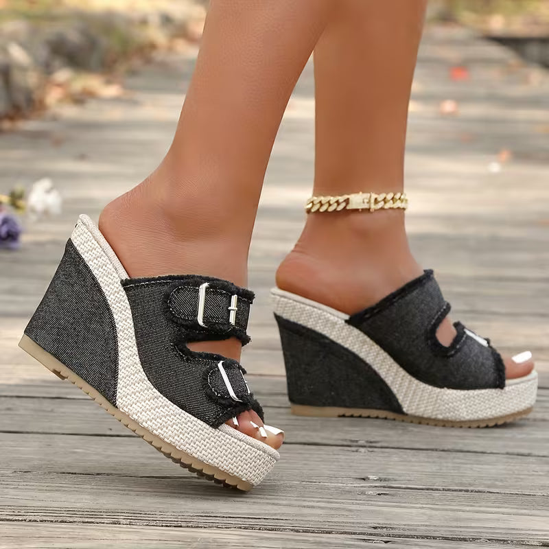 Fray |  Edge Wedge Sandals