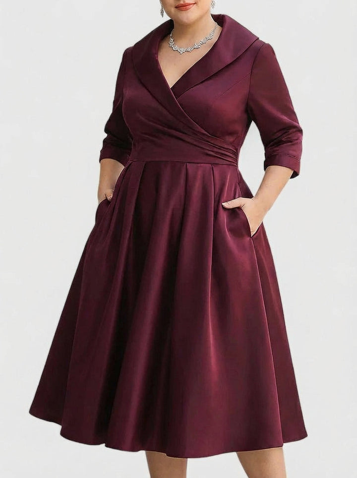 Nerissa - Elegant Midi Dress