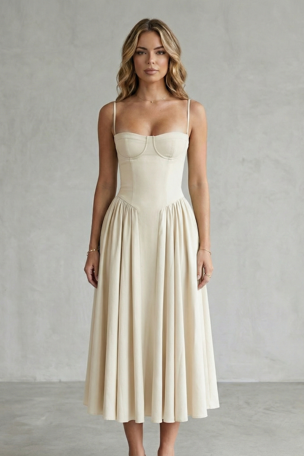 Selma – Timeless structure – Women’s Sleeveless Structured Dress