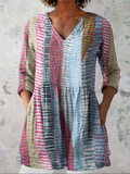 Anais | Long Blouse with V-Neck