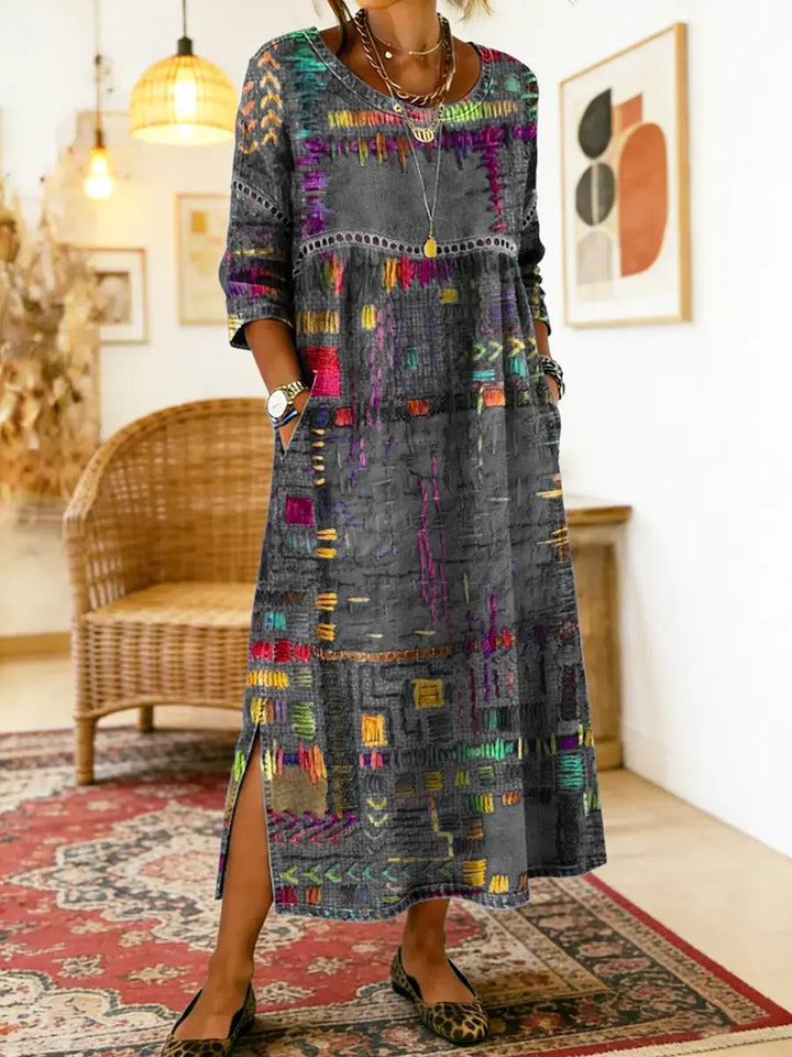 Sabine™ — BOHEMIAN PRINT MAXI DRESS