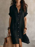 Modern Boho | Effortless Linen Midi Dress