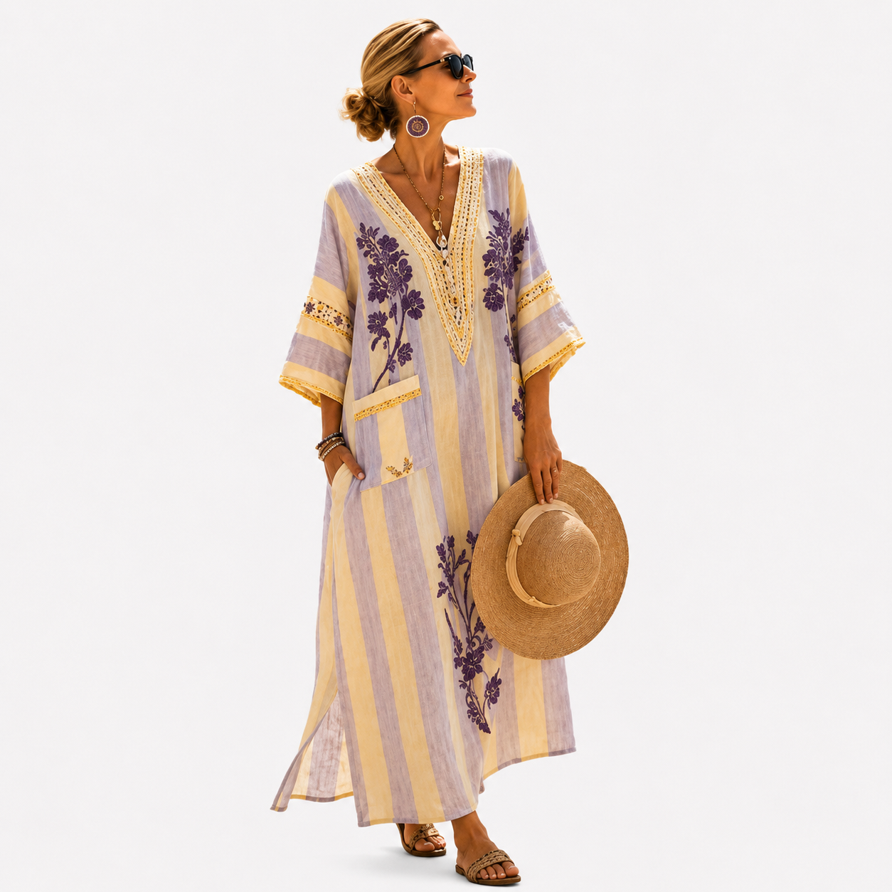 Constance | Long Caftan Dress