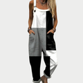 Comfortable Printed Overalls