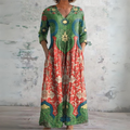 Yvonne | Vintage Floral Maxi Dress