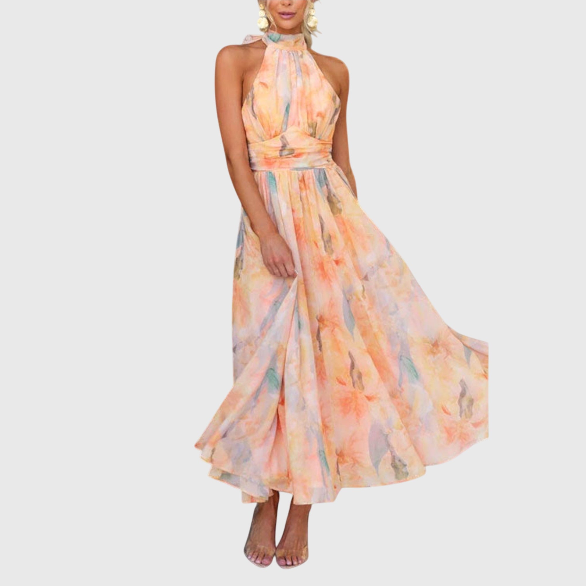 Sarah™  | Halter Maxi Dress