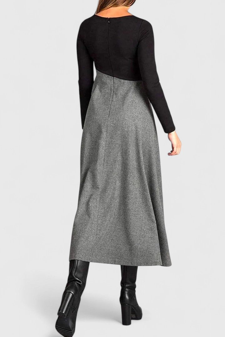 Sera | Elegant Long Sleeve Maxi Dress