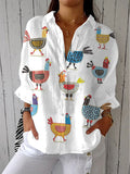 Hester | Playful Hen Blouse