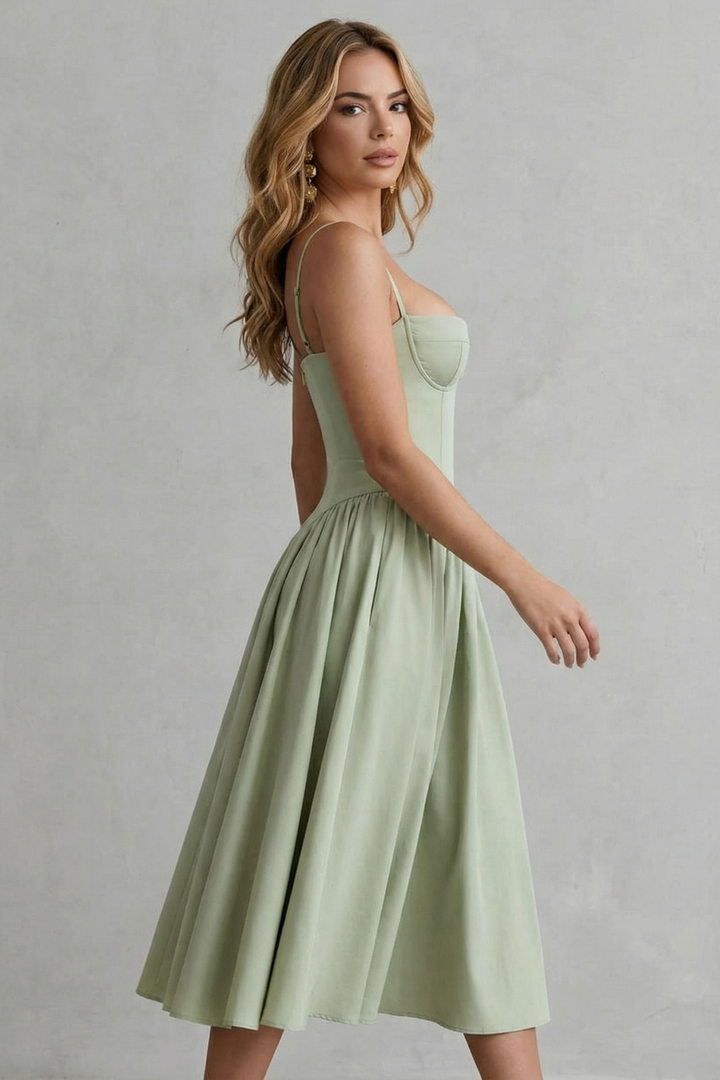 Selma – Timeless structure – Women’s Sleeveless Structured Dress