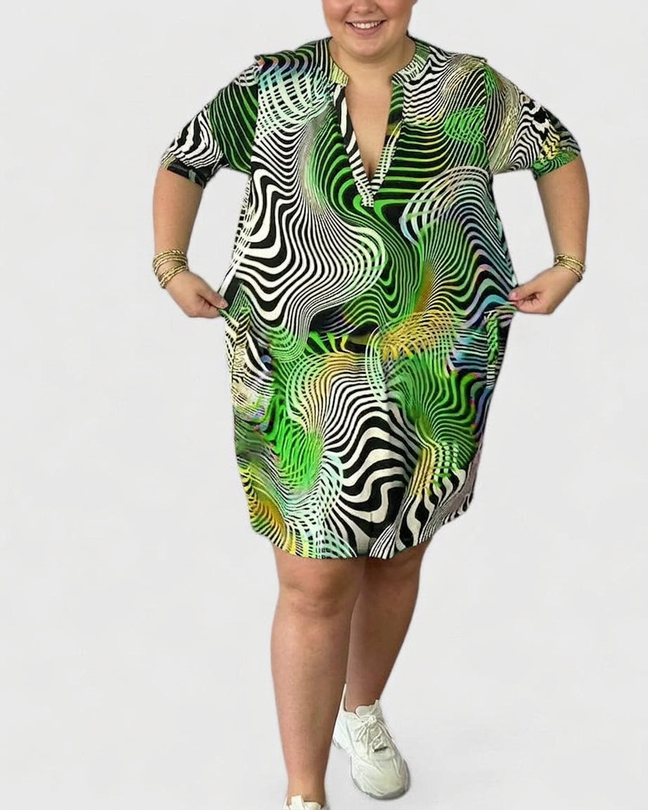 Niamh | Sophisticated V-neck Dress